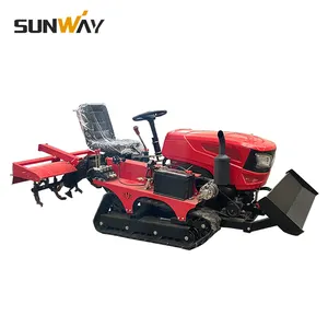 35hp 작은 Rotovator 로토 경운기 로타리 경운기 추적 미니 크롤러 트랙터 정원/농장