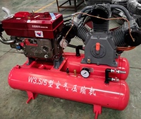 Compresor de Aire Portátil de Tres Pistones W3.5/5, Utilizado en Minería de Oro, Compresor Diésel