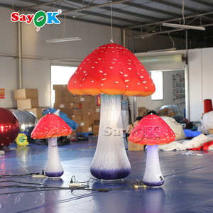 Sayok โมเดลต้นไม้เห็ด LED ตกแต่งเวทีสูง2เมตรสูบลมโฆษณาสำหรับตกแต่งเทศกาล - Product Image 6