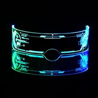 Lunettes LED Lumineuses pour Fête Néon, Décoration Scintillante pour Halloween, Bar et Discothèque – Nouveauté Tendance