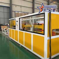 Machine d'extrusion de profilés en PVC ; Machine d'extrusion de tubes carrés en PVC SJ65/132