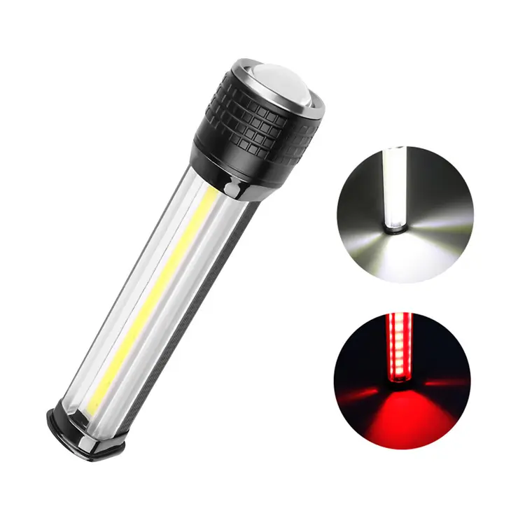 Powerful XHP70 LED Flashlight COB Work Light USB Rechargeable Tactical Torch Waterproof Zoomable led torch emergency lantern