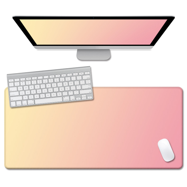 Custom Design Gradient Print Non Slip Natural Neoprene Rubber XXL Computer Lap Keyboard Desk Gaming Mousepad Mouse Pad Mat