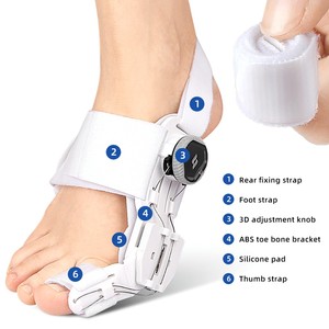 Factory Bunion Corrector for Women Big <b>Toe</b> Knob Bunion Brace for Bunion Relief,<b>Toe</b> Splint <b>Straightener</b> with Anti-slip Heel Strap - Product Image 6