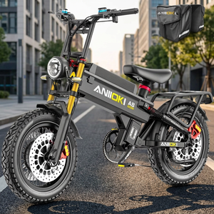 สินค้าใหม่ 20 คัน จักรยานไฟฟ้า 72V 70Ah ANIIOKI 6000W Peak ยางใหญ่ จักรยานไฟฟ้า 51MPH สำหรับผู้ใหญ่ MTB US - Product Image 1