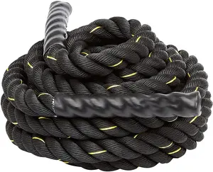 Corda de escalada de nylon para academia, 38mm * 9m, nylon, corda fitness, uso em casa