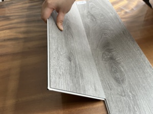 Suelo de vinilo impermeable <span class=keywords><strong>SPC</strong></span> para dormitorio, diseño de interbloqueo, resistente al desgaste, solución gráfica, suelo LVP - Product Image 4