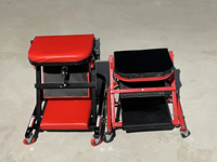 Alat Garasi Multi-Fungsi Creeper 40 inci Kursi Creeper Mobil Lipat Dengan Roda
