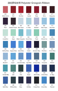 <span class=keywords><strong>Ruban</strong></span> gros-grain durable Boca en vrac, tissu texturé multicolore pour accessoires capillaires et projets de branding - Product Image 4
