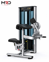 Machine d'entraînement réglable pour biceps et dos à charge par poulie ; Construction en acier de qualité commerciale supérieure avec poignées ergonomiques.