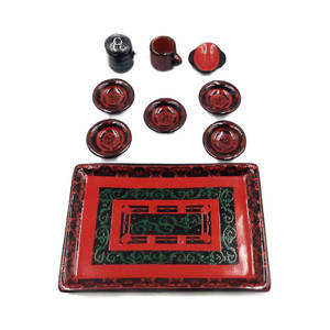 Juego de Vajilla en Miniatura de Cerámica Estilo Vintage, Artesanía China <span class=keywords><strong>Antigua</strong></span>, para Casa de Muñecas, Juego de Imitación, Decoración del Hogar, Regalo - Product Image 4