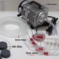 Compresseur d'air Hailea Pompe à air magnétique électrique 110V 220V 135W/160W/380W/500W 009E pour machine de découpe laser CO2