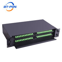 Mini Dinding 48 serat optik port ODF kabinet 24 SC/UPC 48 APC 96 Din Rail 144 Mount 288 Cores 8 96 Box 12 24 4 1 Core 72C