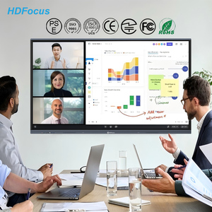 Tableaux blancs interactifs numériques à double système, écrans tactiles intelligents de 55, 65, 75, 85, 86, 98 et 110 pouces pour les conférences - Product Image 1