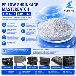 Masterbatch de PP de Baja Contracción para Piezas Automotrices |   Sinergista Ignífugo de Alto Módulo y Bajo <span class=keywords><strong>CTE</strong></span> - Product Image 1