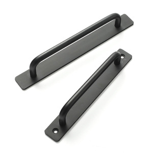 Suministramos manijas de puerta de entrada e interiores de acero inoxidable en todos los colores con placa. - Product Image 4