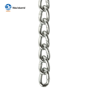 Cadena de Acero al Carbono Estándar Americano NACM90 HIDEA, Eslabones Retorcidos Galvanizados, Cadena de Elevación Industrial de Alta Resistencia - Product Image 4