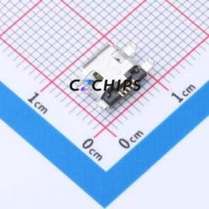 MICRO 4PCB0.8 JB USB Connector SMD Connector ( Connector Type: Micro-B )( Protocol Standard: USB 2.0 )( Gender: Female ) - Product Image 2