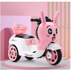 Motocicleta Eléctrica Triciclo Little Rabbit Recargable con Control Remoto y Asiento para Niños de 1 a 3 Años - Product Image 3