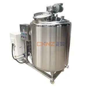 Réservoir de stockage de mélange de refroidissement de lait en acier inoxydable 304 de qualité alimentaire de haute qualité