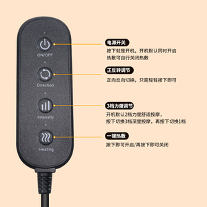Electric Foot Massager With Heat And Kneading For Home Use <b>Remote</b> <b>Control</b> Full Foot And Calf Relief - Product Image 2