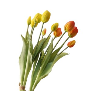 High Quality Artificial Latex Tulip Flower Bouquet Pe Tulip Flower 5 Heads Real Touch Tulip - Product Image 5
