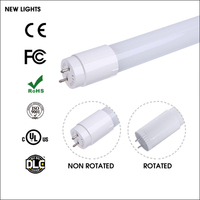 Tube LED CHZ T8 12W-72W 2FT 3FT 4FT 8FT, barre lumineuse linéaire intégrée, éclairage commercial intérieur
