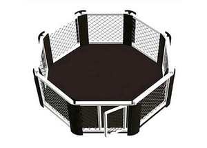 Jaula de MMA Octagonal Plegable Profesional KWO con Cuerdas y Base para Piso, Equipo de Boxeo con Color Personalizado - Product Image 2