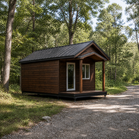Maison modulaire mobile avec aménagement flexible et design empilable pour espace de vie