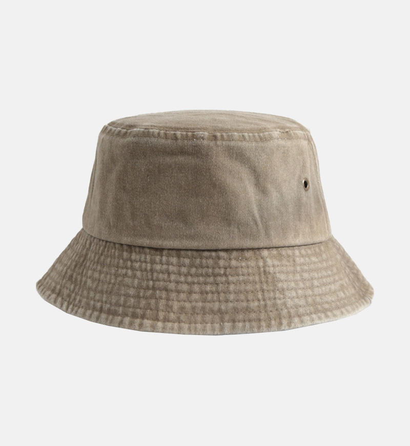 chapeau seau couleur marron