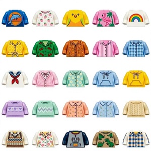 Torsos personnalisés imprimés universels pour figurines Small Block - Pièces de corps MOC de styles variés (compatible avec les séries WM/PG/XH) - Product Image 1