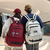 Sac à dos décontracté multi-poches en nylon imperméable, style streetwear, résistant à l'usure, pour étudiants, OEM ODM