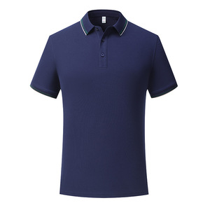 Camiseta Polo de Trabajo Personalizada para Hombre, Manga Corta, Color Sólido, Poliéster Negro, Uso Diario - Product Image 3