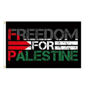 Palestina personalizada 3*5 pies 90*150cm Todos los tamaños Bandera de país de Palestina gratis Bandera de la <span class=keywords><strong>libertad</strong></span> - Product Image 5