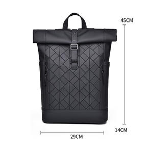 Sac à dos à enroulement personnalisé, durable, décontracté pour homme, sac à dos imperméable pour ordinateur portable, sac à dos à enroulement - Product Image 5