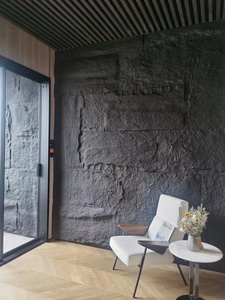 Chất lượng cao vật liệu trang trí travertine Mosaic đá tấm linh hoạt đá tấm trang trí tường đá - Product Image 6