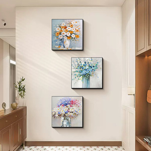 Dipinto a Olio Floreale Nordico 100% Fatto a Mano Decorazioni Murali Arte Murale Floreale Moderna di Lusso <span class=keywords><strong>per</strong></span> <span class=keywords><strong>Camera</strong></span> <span class=keywords><strong>da</strong></span> <span class=keywords><strong>Letto</strong></span> Sala <span class=keywords><strong>da</strong></span> Pranzo - Product Image 1