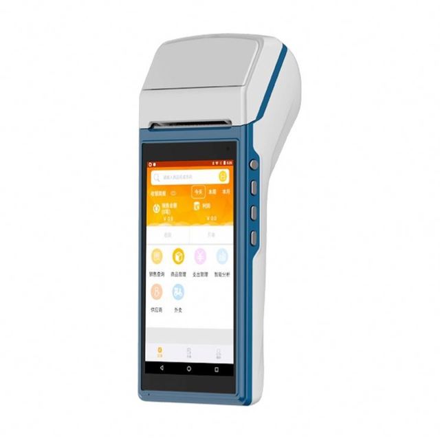 New Android 5.5 Inch All in One Handheld Mini Pos Terminal Tablet Pos with Printer and Scanner