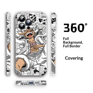 <span class=keywords><strong>Coque</strong></span> de téléphone portable <span class=keywords><strong>One</strong></span> <span class=keywords><strong>Piece</strong></span> Luffy Anime Cartoon pour 15 modèles, protection intégrale 360° et transfert thermique - Product Image 2