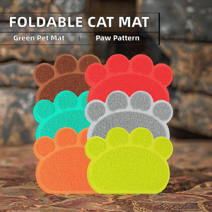 Waterproof Eco-friendly Square Plastic Dog Lick <b>Mats</b> with Suction Cups Hand Wash Easy to Clean Slow Feeder for Pups & Owners - Product Image 3