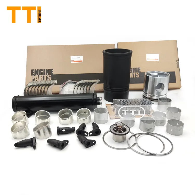 NT855 Liner Kit N14 V28 NTA855 Xi Lanh Liner Kit Piston 3055099 3801826 Havery Phụ Tùng Máy Móc Cho Cummins