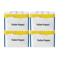 Rouleaux de papier toilette écologiques 3 plis personnalisables avec logo, super absorbants et jetables pour la maison (vente en gros)