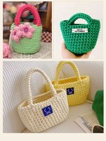 Yarn Assorted Colors Skeins Knit Crochet Yarn Fabric Yarn for Making Blanket Crocheted Bag Needlework Craft Weaving