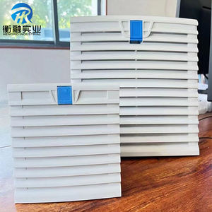 Industrieller Schranklüfter mit quadratischem Lochfilter aus ABS-Material - Product Image 4