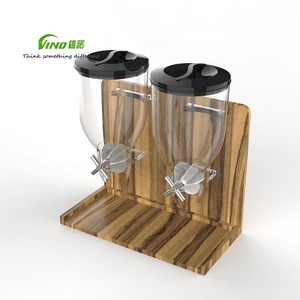 Dispensador de Cereales Vino de Madera de Olivo de Calidad Superior, Modelo Personalizado Vino20221019-1 - Product Image 5