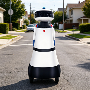 24H Autonomous Security Patrol <strong>Robot</strong> HD Camera Real-time Monitoring AI Inspection <strong>Robot</strong> for Factory Park Community - Product Image 5