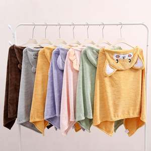 Toalla de Bebé con Capucha de Coral, Nueva, con Diseño de Animal, para Envolver al Bebé - Product Image 3