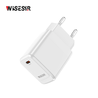 WISESIR 20W PD 3.0 GaN Pengisi Daya Cepat USB Tipe-C dengan Perlindungan OTP