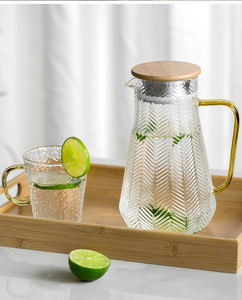 1400ML regalo de Navidad borosilicato botella de <span class=keywords><strong>agua</strong></span> fría <span class=keywords><strong>con</strong></span> Mango/café/limón/casera de Carafe - Product Image 2