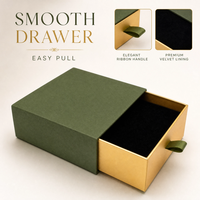 Boîte cadeau personnalisée haut de gamme avec tiroir intérieur, plateau pour logo, emballage pour produits d'entreprise et électroniques